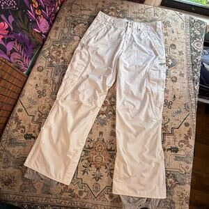Burton Snow Pants White Snowboarding Skiing Winter Bottoms Women's Medium